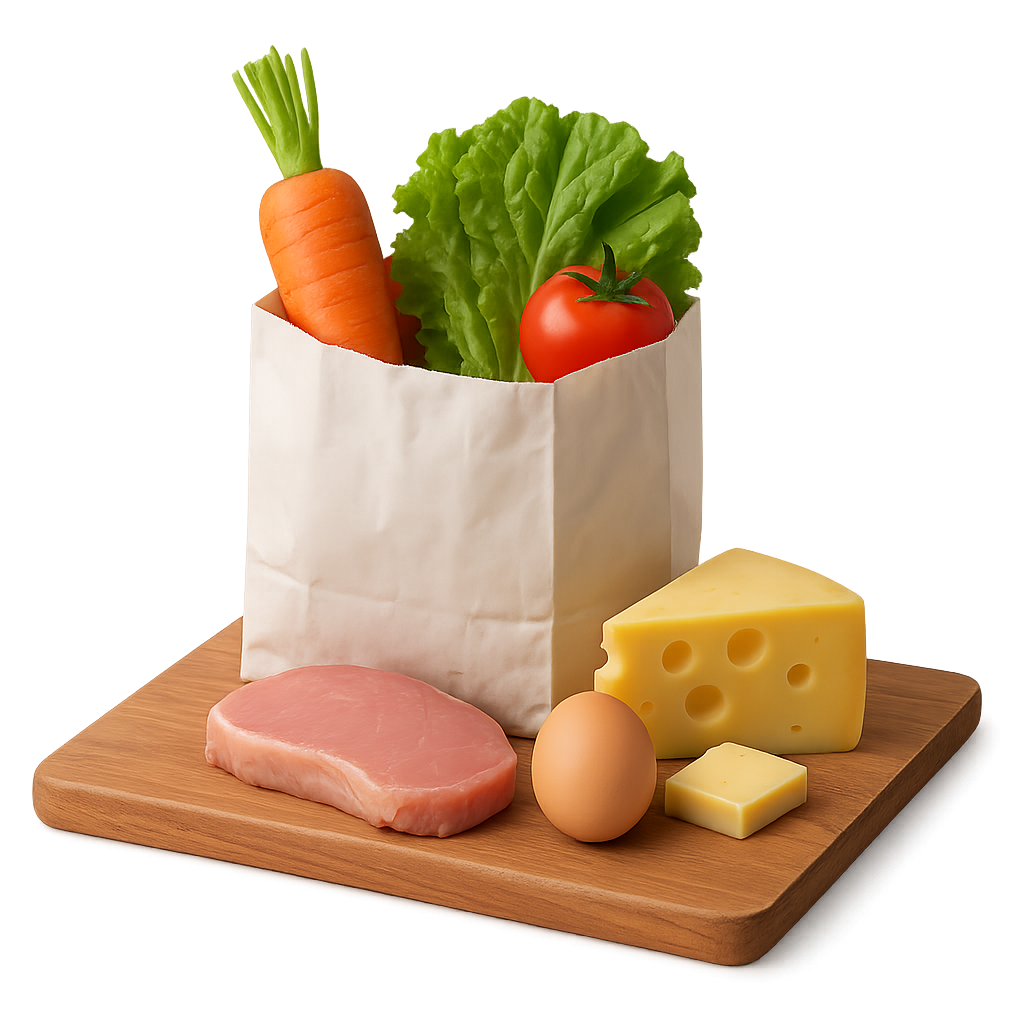 Bag of groceries